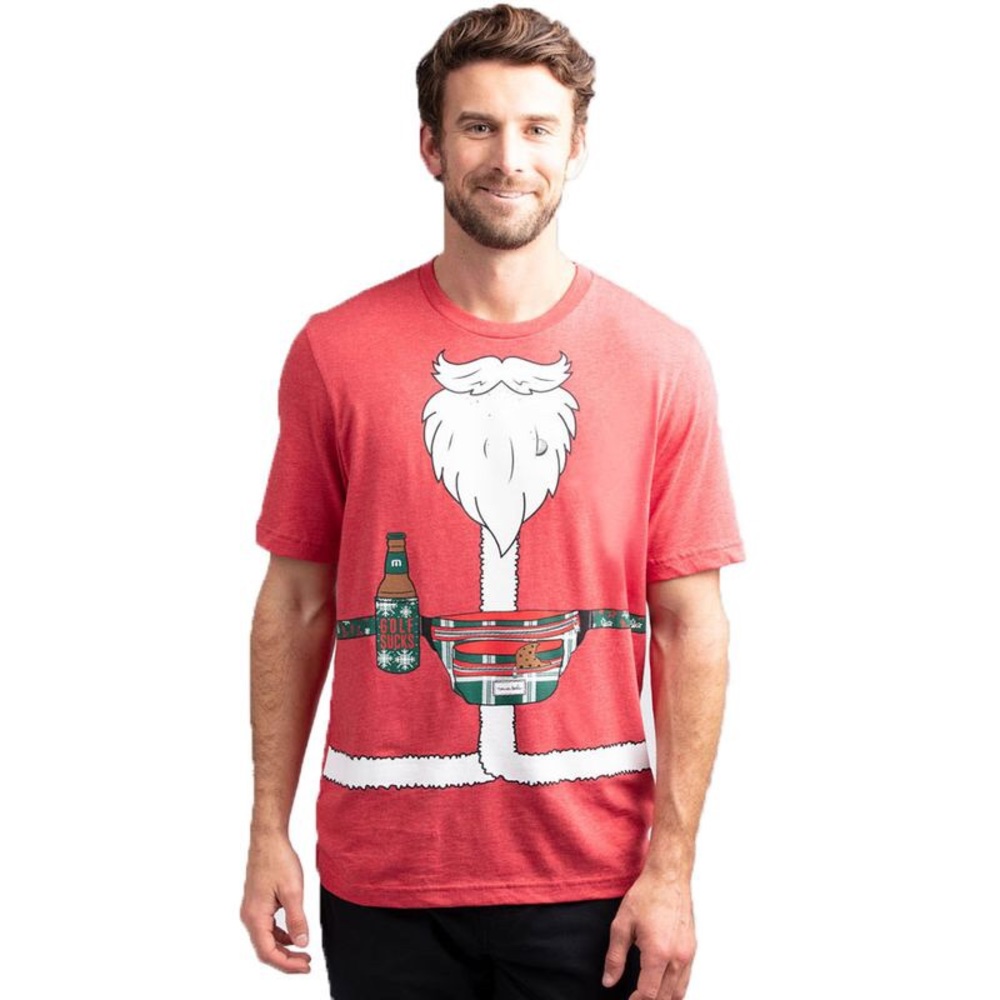 Travis Matthews Santa Shirt size L